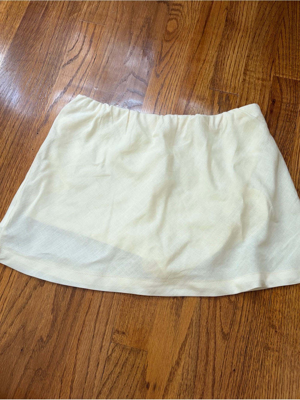 Light Cream Linen Women’s Skort